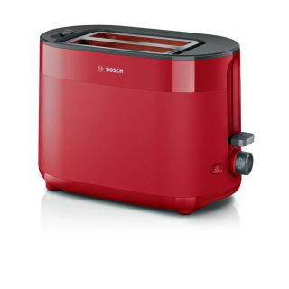 Bosch Toaster - TAT2M124 MyMoment - Rouge - 2 tranches - centrage automatique du pain - fonctions décongélation et réchauffage