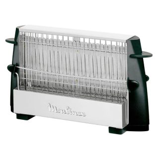 Moulinex Grille-pain Vintage en inox - 2 grandes chambres de grillage - Compact et sécurisé