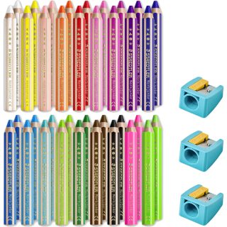 Staedtler Lapins de couleurs Noris junior 140 36 pièces