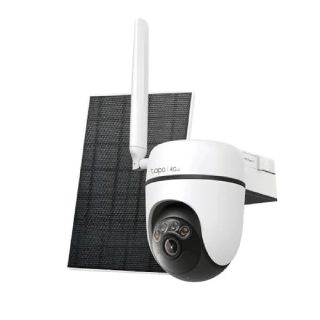 Kit caméra de surveillance extérieure 4G LTE 2K 3MP panoramique/inclinaison TP-Link Tapo TC90G avec panneau solaire