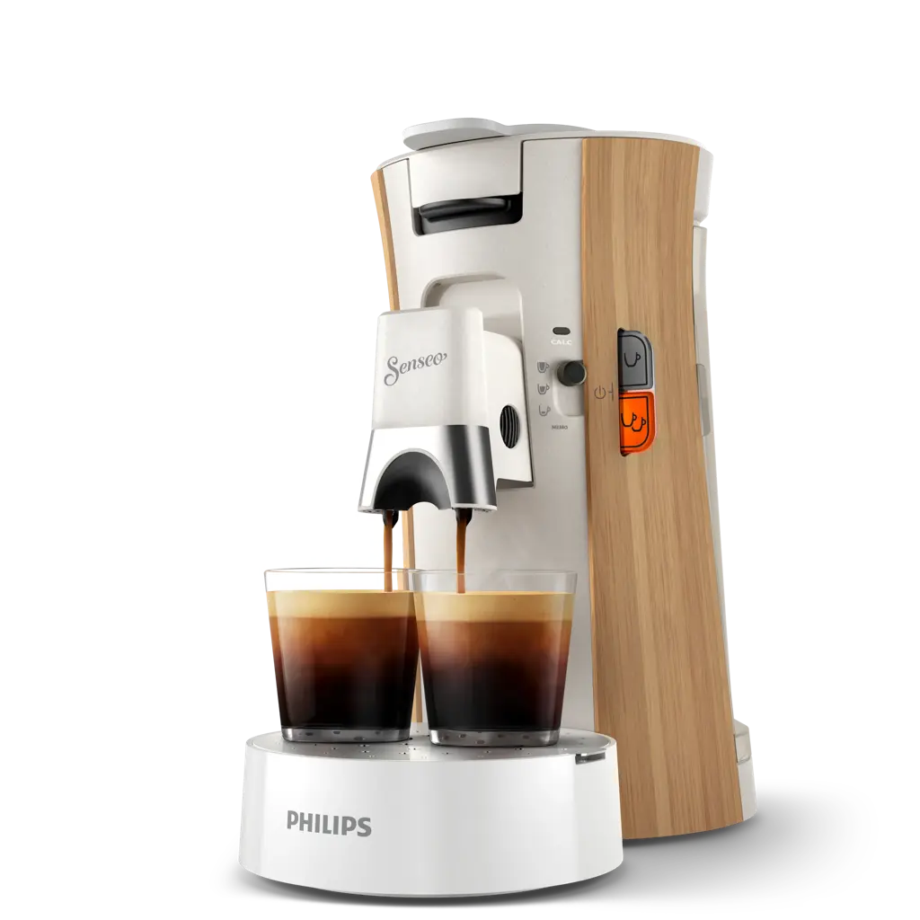Philips Senseo Select - Crème et bois