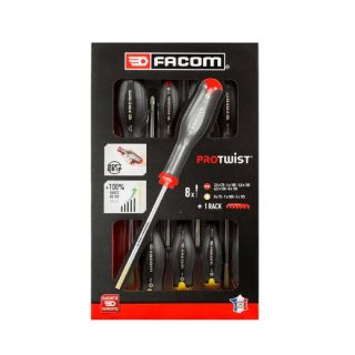 Facom Jeu de 12 tournevis Protwist ATJ12R1PB