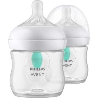 Philips Avent Lot de 2 Biberons Natural Response avec valve AirFree - 125 ml