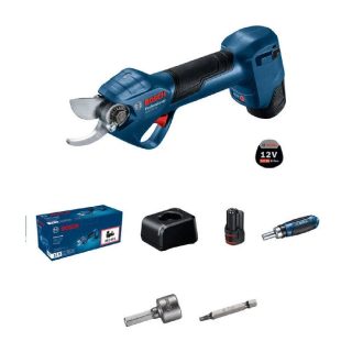 Bosch Élagueur sans fil Pro Pruner GGP 12V-25 Professional avec 2 Batteries + 1 Chargeur - 06008D8100