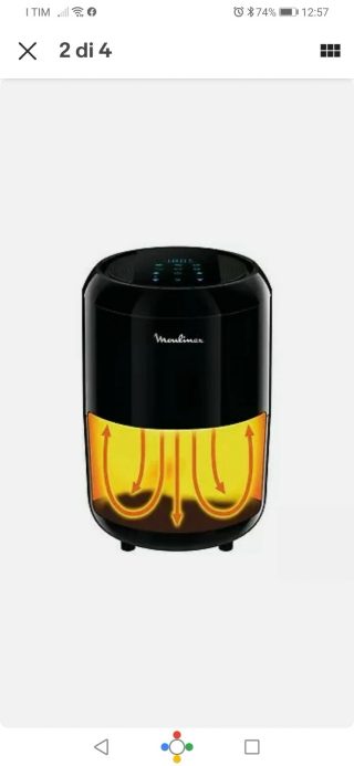 Moulinex EZ301810 1,5L Noir