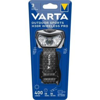 Varta Lampe frontale Outdoor Sports H30R Wireless Pro