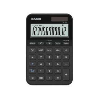 Casio MS-20YC-BK Calculatrice de bureau LCD 12 chiffres noire