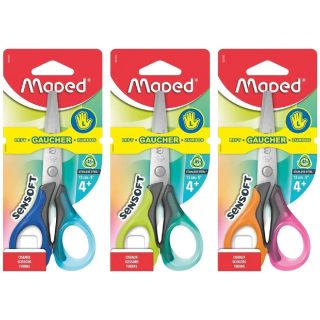 Maped Ciseaux Sensoft gaucher - assortis