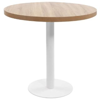 Vidaxl Table de bistro Marron clair 50x50 cm MDF