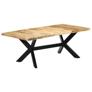 Vidaxl Table de salle à manger 200x100x75 cm Bois de manguier solide