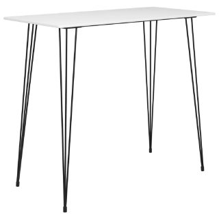 Vidaxl Table de bar Blanc 120x60x105 cm