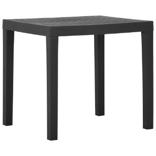 vidaXL Table de jardin - Gris