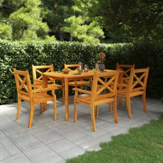 Vidaxl Table de jardin 160x90x75 cm Bois dacacia solide 310303