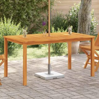 vidaXL Table de jardin 150x90 cm Bois d'acacia