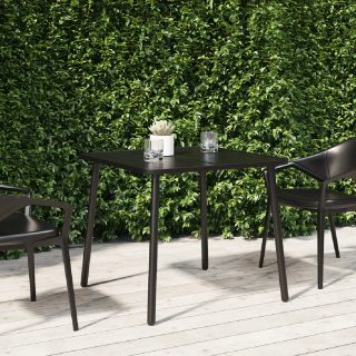 vidaXL Table de jardin 80x80x71 cm - Anthracite