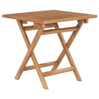 Vidaxl Table pliable de jardin 45x45x45 cm - Bois de teck
