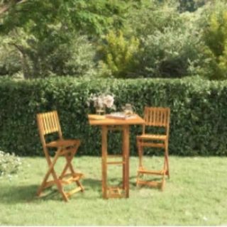 Vidaxl Table de bistro 75x75x110 cm Bois dacacia massif 319187