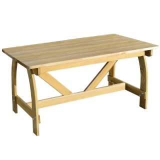 Vidaxl Table de jardin - Bois de pin 150x74x75 cm