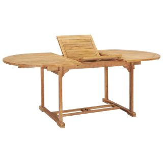 Vidaxl Table de jardin extensible 150-200x100 cm teck