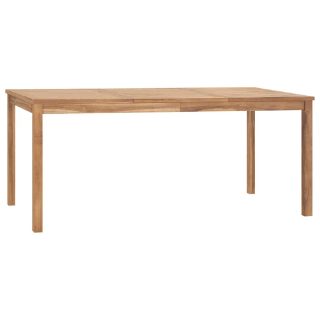 Vidaxl Table à dîner de jardin 180x90x77 cm Bois de teck solide 315621