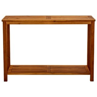 Vidaxl Table console de jardin Bois d'acacia solide - 110x40x75 cm