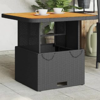 Vidaxl Table de jardin 80x80x71 cm et bois acacia