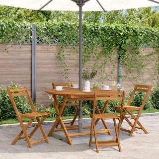 Vidaxl Table pliable de jardin 120x70x75 cm bois d'acacia solide
