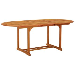 Vidaxl Table de jardin 200x100x75 cm Bois d'eucalyptus solide 316068