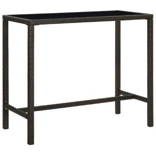 vidaXL Table de bar de jardin