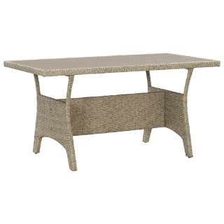 Vidaxl Table de jardin Gris - 120x70x66 cm