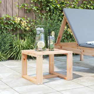 vidaXL Table d'appoint en bois de pin massif