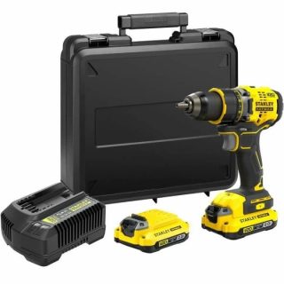 STANLEY FATMAX V20 Perceuse Visseuse 80Nm BRUSHLESS 18V 2 batteries 2Ah