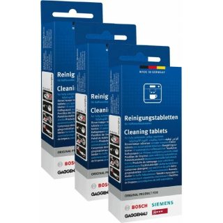 Bosch pastilles de nettoyage café - Lot de 3