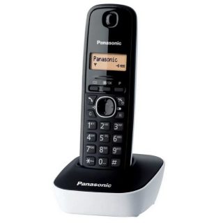 Téléphone sans fil dect noir - KXTG1611FRW - PANASONIC