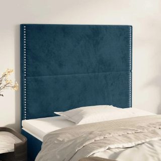 vidaxl Têtes de lit 2 pcs - Bleu foncé