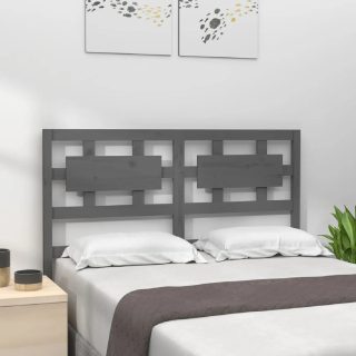 vidaXL Tête de lit - Gris