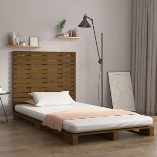 vidaXL Tête de lit - Marron miel 126 cm