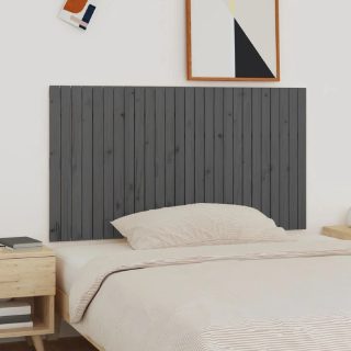 vidaXL Tête de lit murale 166x3x90 cm - Gris