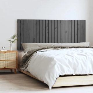 VIDAXL Tête de lit murale - Gris 147x3x60 cm