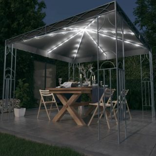 Vidaxl Tonnelle avec guirlande LED 300x300 cm