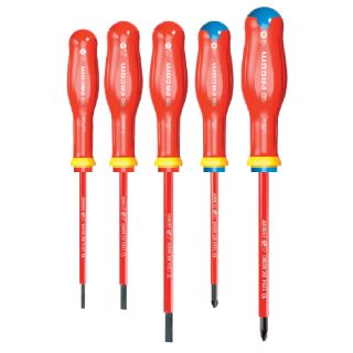 Facom Jeu 5 Tournevis Protwist Isolés