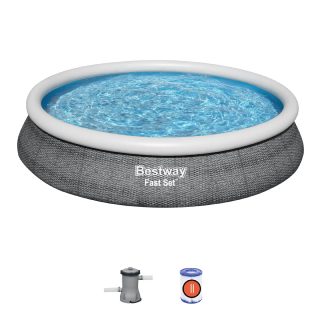 Bestway Piscine autoportante Fast Set - 457 x 84 cm