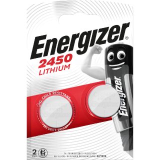 pile lithium - energizer cr2450 - 3 volts - blister de 2 piles