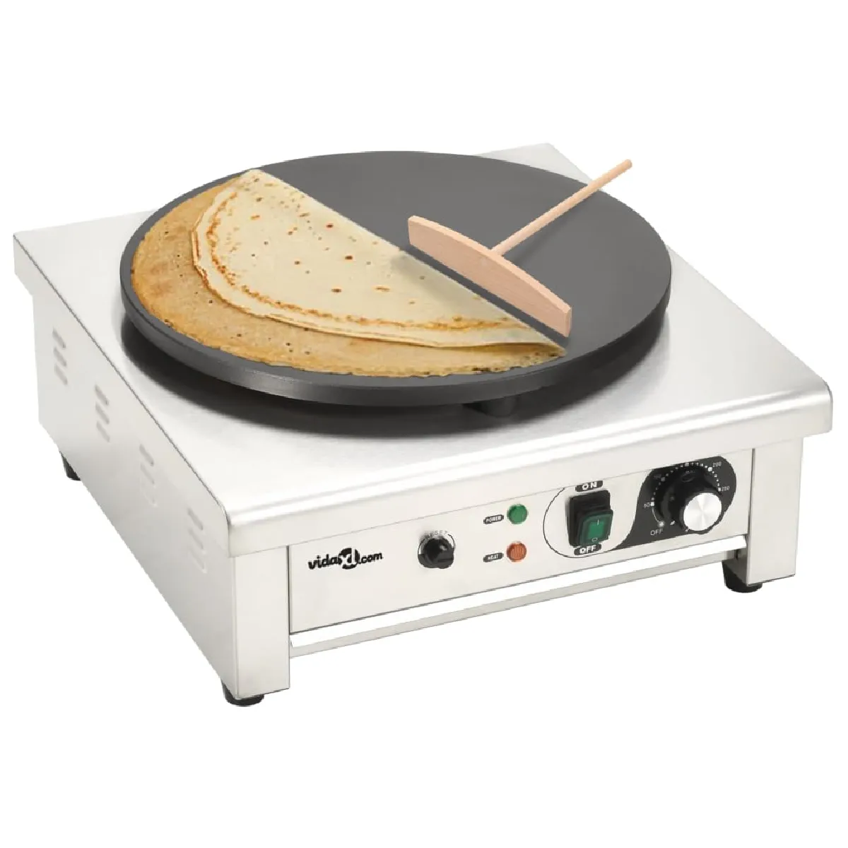 vidaXL Crêpière électrique - 40 cm