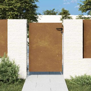 vidaXL Portail de jardin 85x125 cm - Acier corten