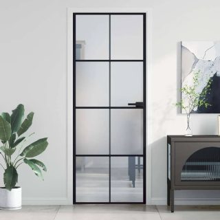 Porte intérieure vidaXL - Noir - 76x201,5 cm