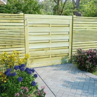 Vidaxl Portillon Bois 100x100 cm