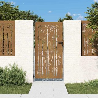 Vidaxl Portail 85x175 cm Acier Corten