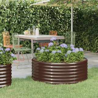 Vidaxl Lit surélevé de jardin 100x100x36 cm
