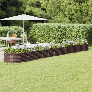 vidaXL Lit surélevé de jardin - Marron